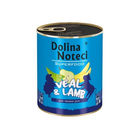 DOLINA NOTECI SUPERFOOD Cielęcina i jagnięcina 400g