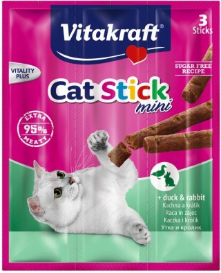 VITAKRAFT CAT STICK MINI kaczka i królik przysmak dla kota 3szt