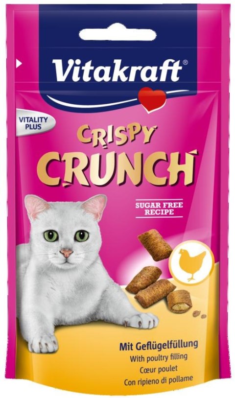 VITAKRAFT CRISPY CRUNCH przysmak dla kota, drób 60g