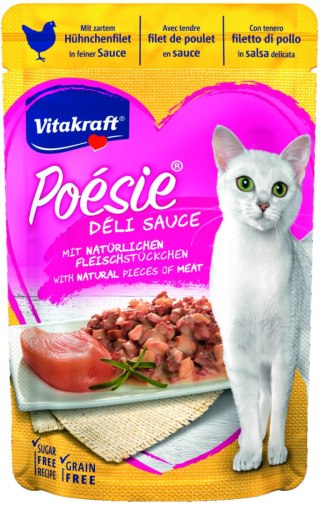 VITAKRAFT POESIE DELI SAUCE kurczak saszetka dla kota 85g