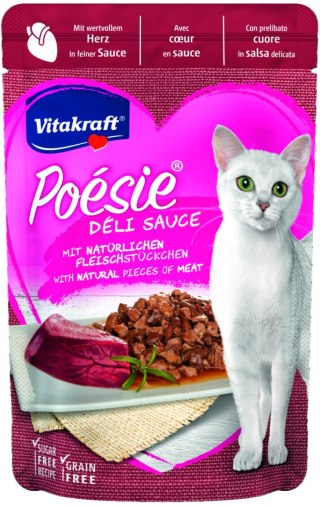 VITAKRAFT POESIE DELI SAUCE serca saszetka dla kota 85g