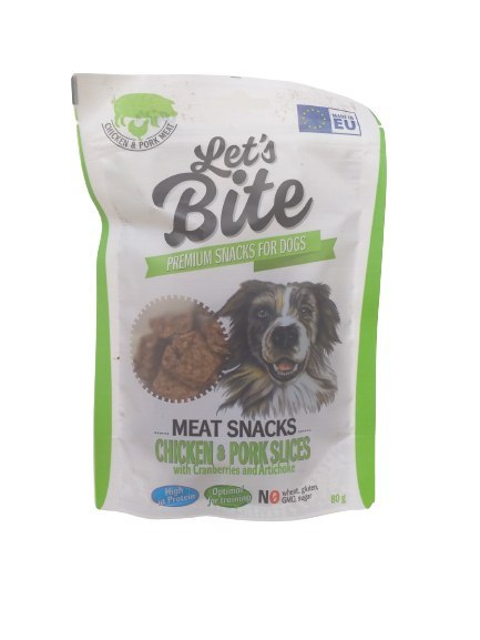 BRIT LET'S BITE MEAT SNACKS CHICKEN with PORK 80g