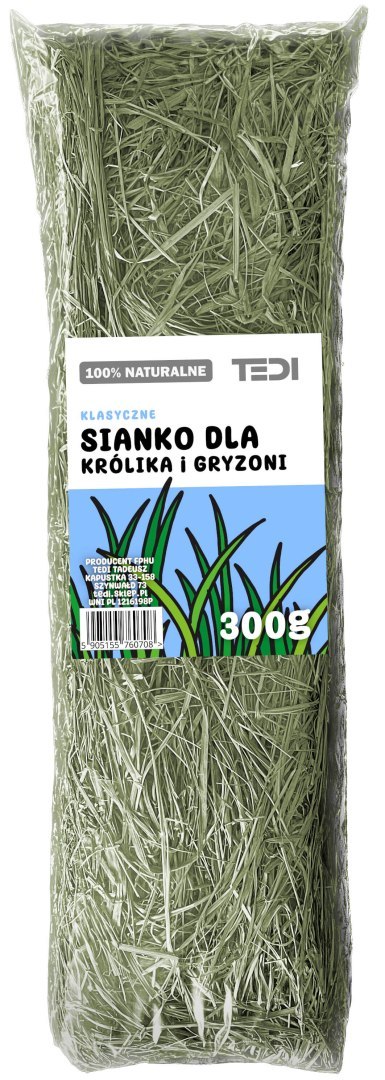 TEDI Naturalne sianko dla gryzoni i królików 300g