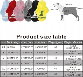 DOGANGEL Bluza z kapturem dla psa, szara, rozmiar M