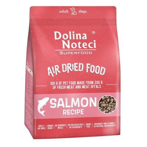 DOLINA NOTECI SUPERFOOD Danie z łososia karma suszona dla psa 1kg