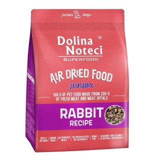 DOLINA NOTECI SUPERFOOD Junior Danie z królika karma suszona dla psa 1kg