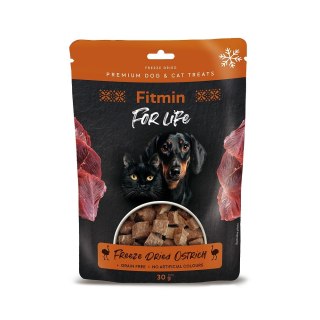 FITMIN dog&cat freeze dried ostrich 30g