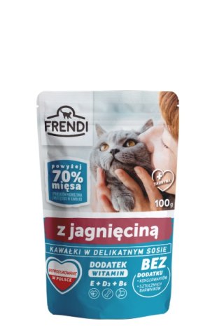 FRENDI Kawałki w sosie z jagnięciną 100g