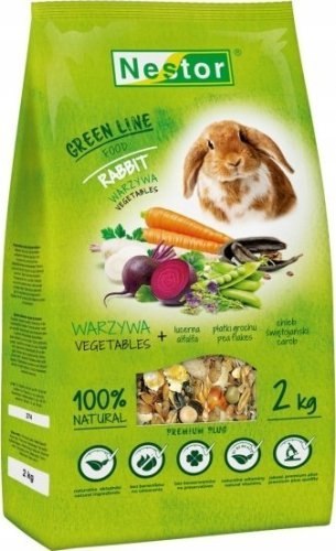 NESTOR Pokarm dla królików Green Line 2kg [2000-GKR]